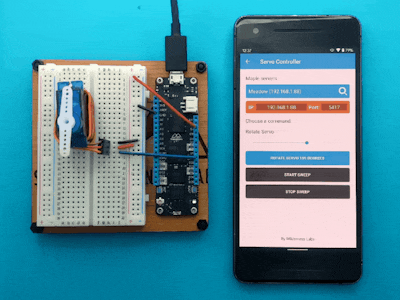 Control a Servo remotely with Meadow and MAUI using REST