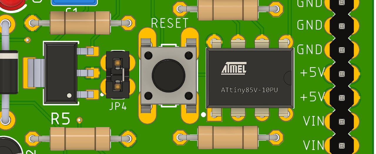 Mini Arduino with ATTINY85 - Share Project - PCBWay