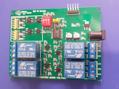 Galvanically Isolated I2C Input/Output Card