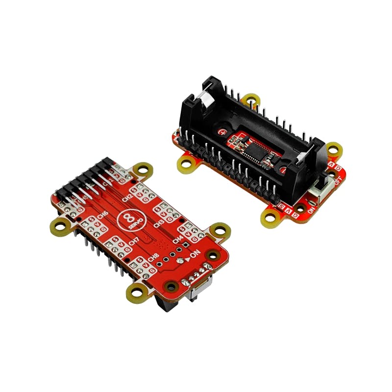M5StickC 8-Channel Servo Driver HAT