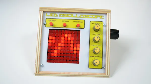 A 100 LED Oscilloscope - Hackster.io
