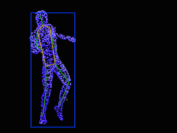 Human post detection for gait analysis