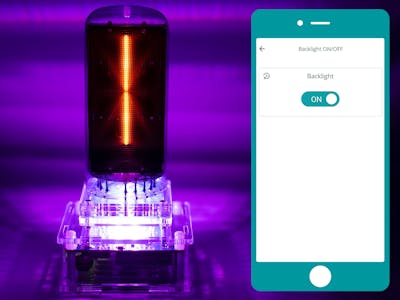 IoT ONE Nixie Clock - Arduino Cloud - Backlight ON/OFF