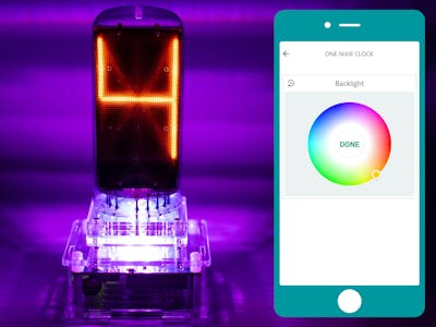 IoT ONE Nixie Clock - Arduino Cloud - Backlight Control