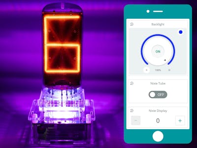 IoT ONE Nixie Clock - Arduino Cloud - Backlight & Nixie Tube