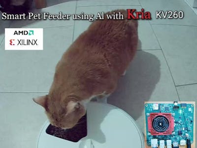 Smart Pet Feeder using AI with Kria KV260