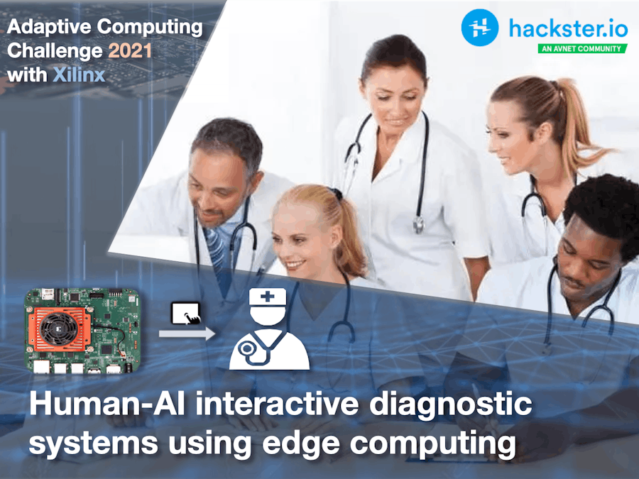 Human-AI interactive diagnostic system using edge computing