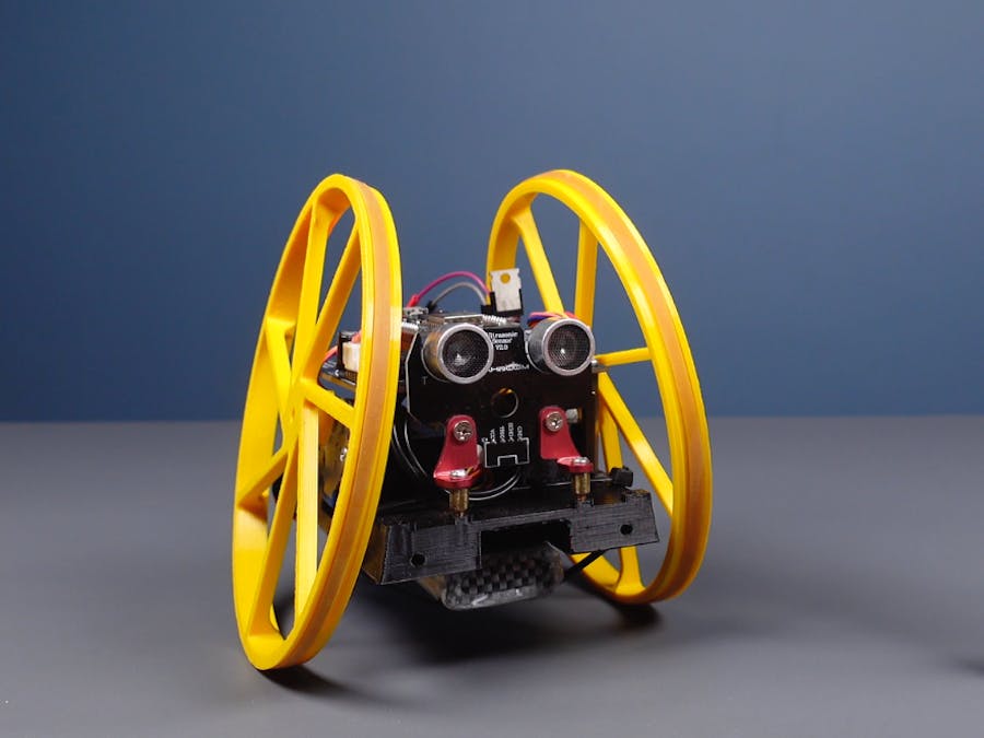 ESP8266 Two Wheel Robot (NodeMCU and Stepper Motor)