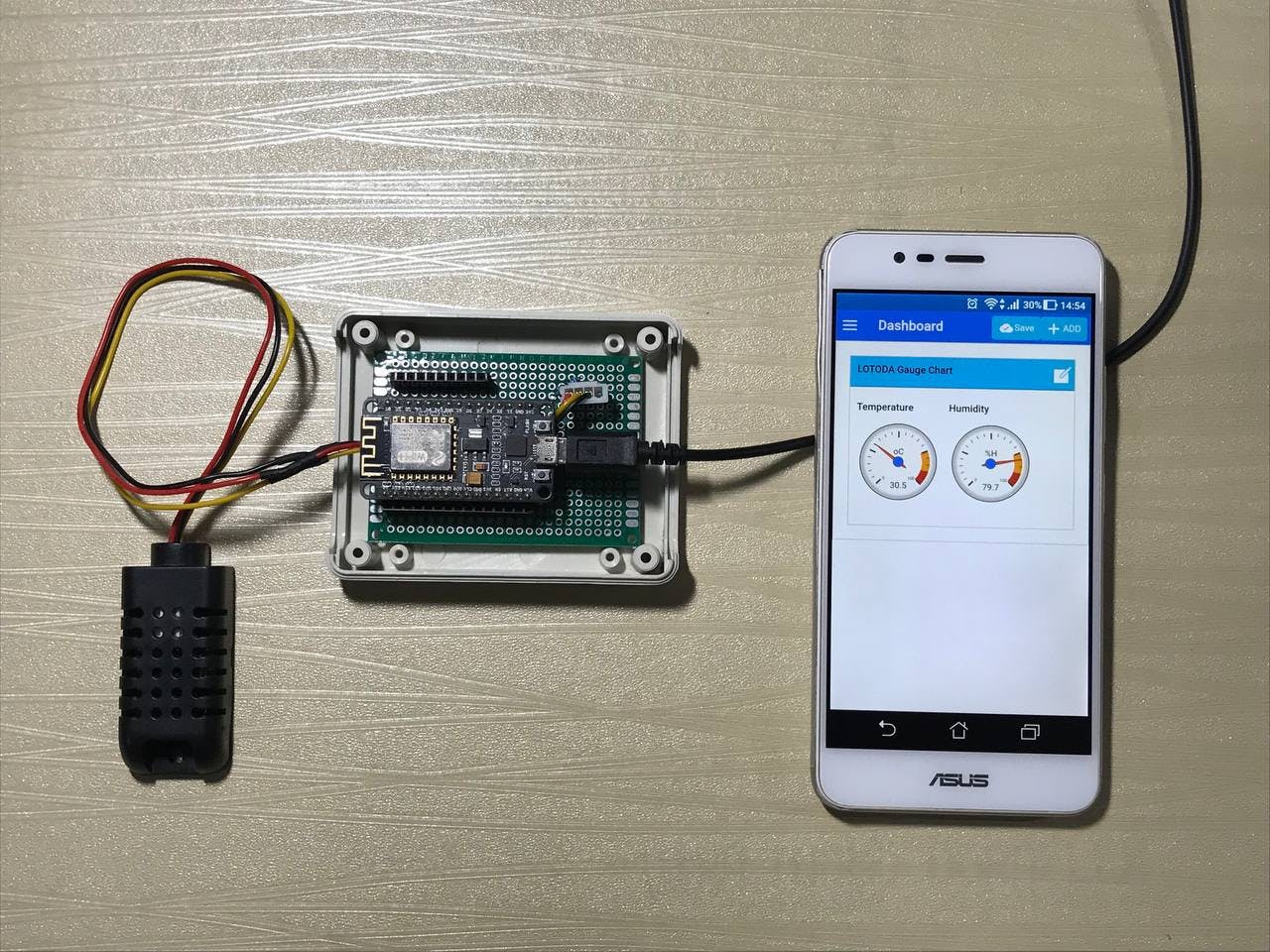 ESP8266 – HomeKit Temperature & Humidity Sensor 