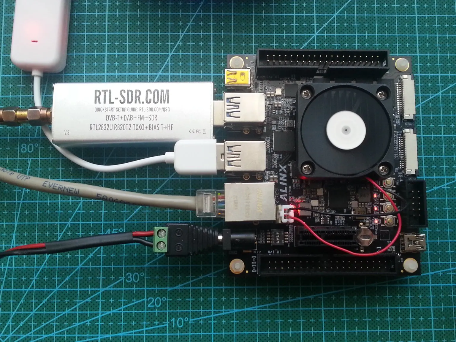 GNU Radio Toolkit on AXU2CGB Zynq UltraScale+ board - Part4
