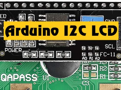 How to use I2c LCD module with arduino