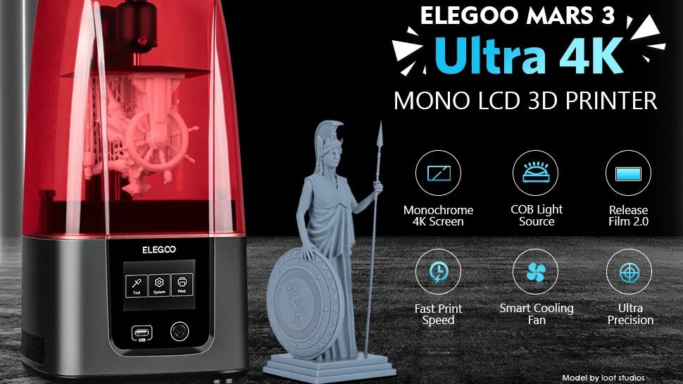 Elegoo Mars Resin 3D Printer Review