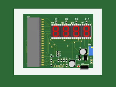 Digital Voltmeter PCB Board To Measure Voltages Accurately