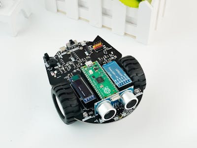 Cute 2WD car for Raspberry Pi Pico