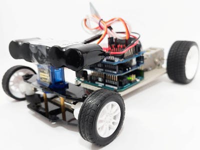 DIY steering Bluetooth car arduino