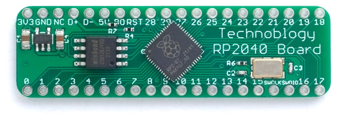RP2040 Microcontroller Board - Development Board For Electronics Projects