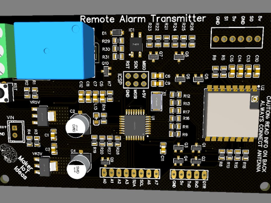Remote Alarm Transmitter - Prototype - Part 1