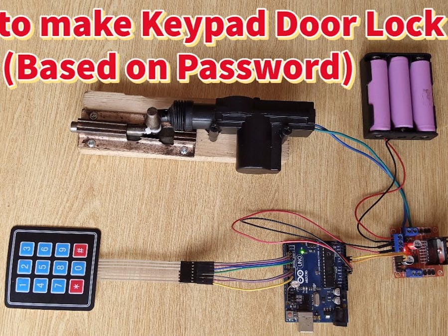 How to make keypad door lock