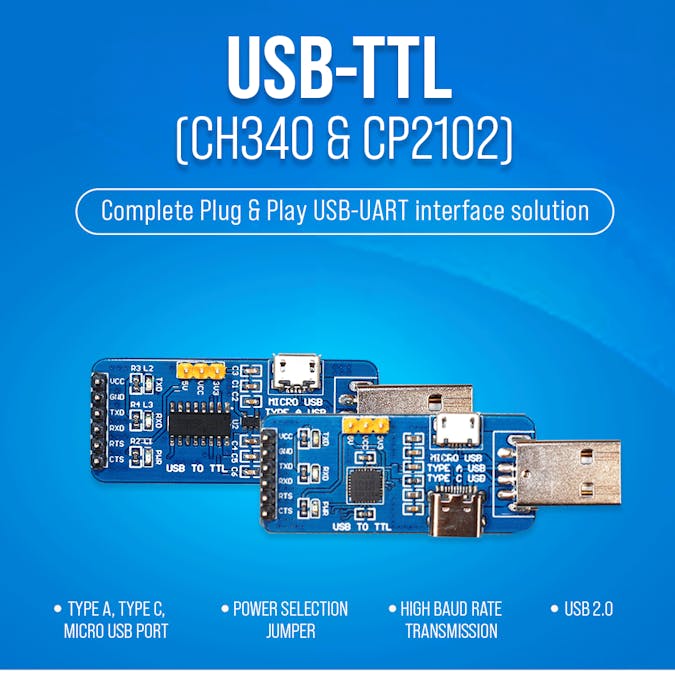 ægtefælle Martyr Sølv USB to TTL - CP2102 USB to Serial/UART with USB - Hackster.io