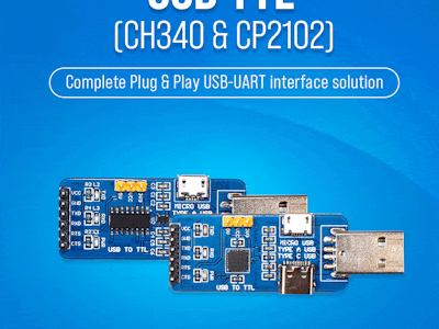 USB to TTL - CP2102 USB to Serial/UART with USB