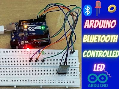 Arduino Uno HC-05 Bluetooth Controlled LED using Mobile