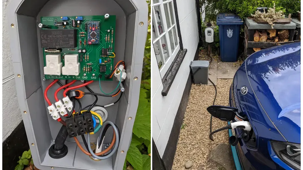 This DIY Level 2 Electric Vehicle Charger Costs About $200 - Hackster.io