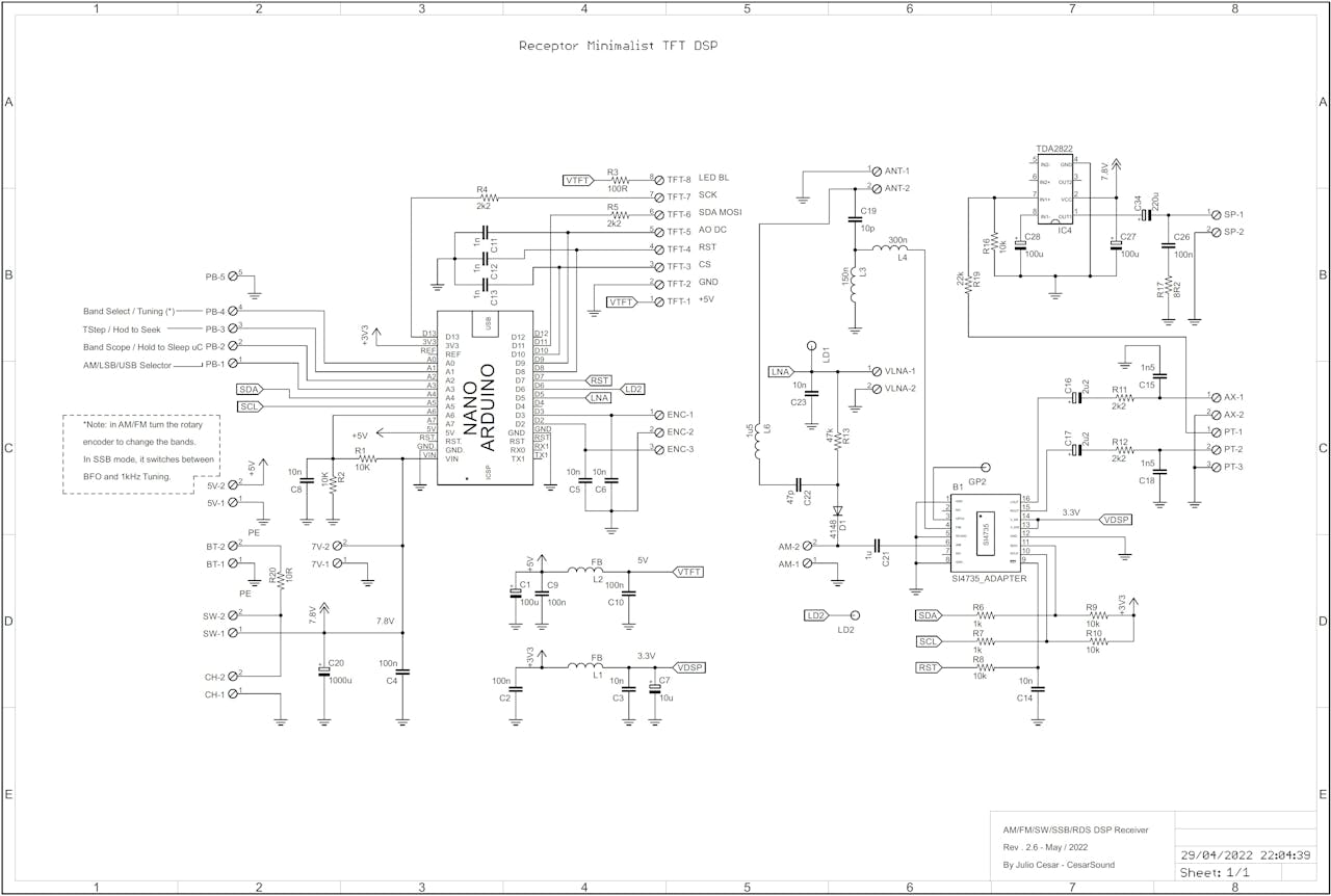 LW/MW/SW Stereo FM with RDS - DSP Radio Receiver V2.5 - Arduino Project Hub