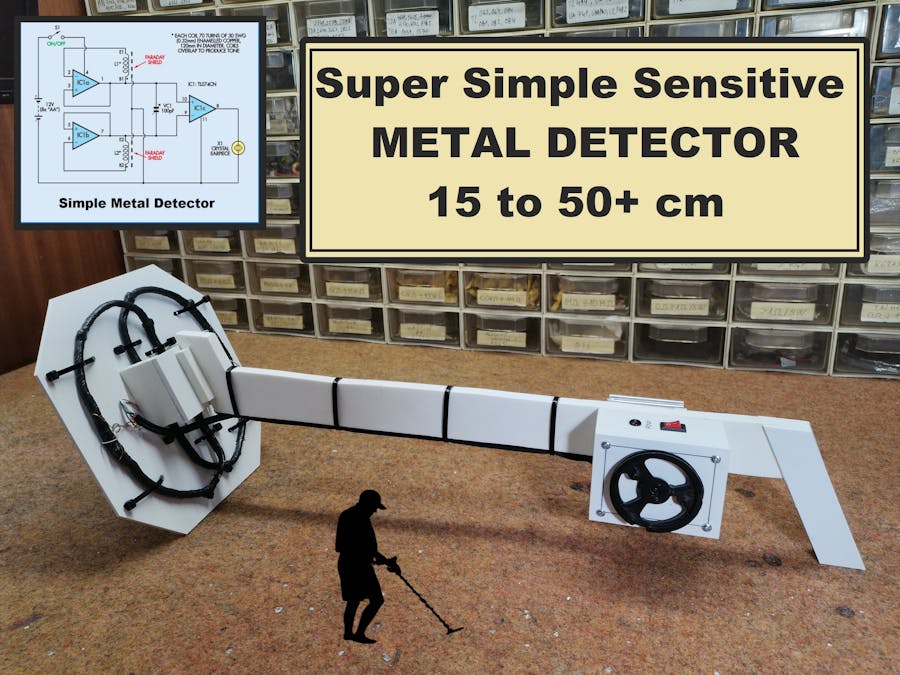 DIY Super Simple Sensitive Metal Detector