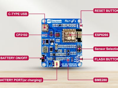 Portable Air Quality Monitoring Station Based on ESP8266