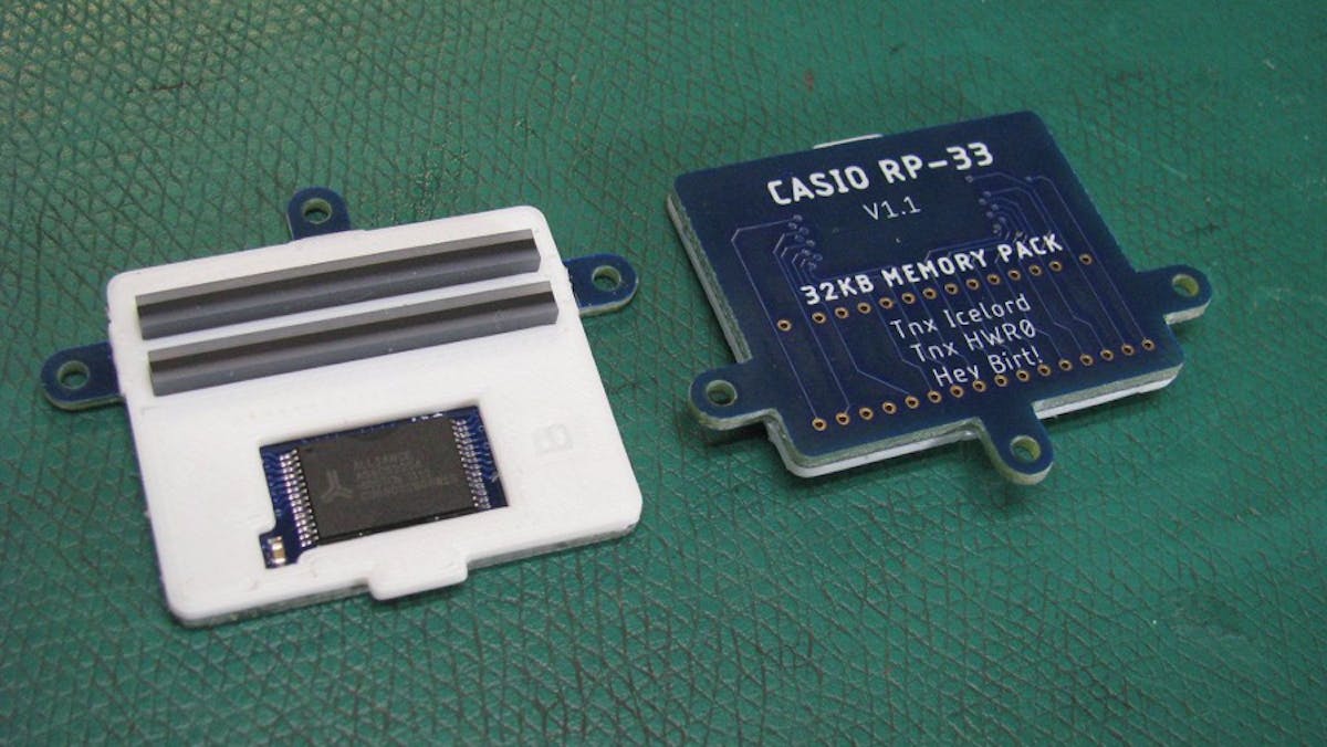 Jeffrey Birt's Memory Module Recreates Casio's Classic RP-33 RAM Pack with  a Modern Twist - Hackster.io