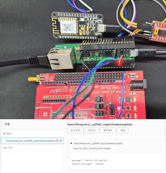 IoT Gateway : W5500 + Raspberry Pi Pico + WizFi360