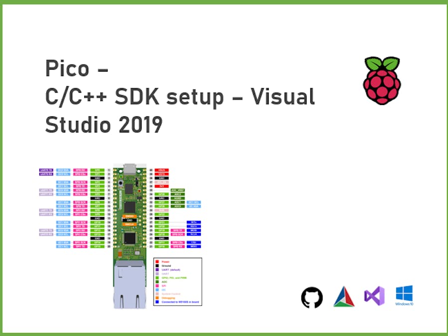Raspberry Pi Pico C/C++ setup in SDK Visual Studio 2022 
