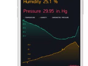 Pocket climate monitor with blynk