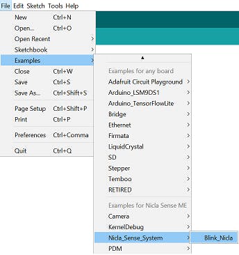 Nicla_Sense_System examples.