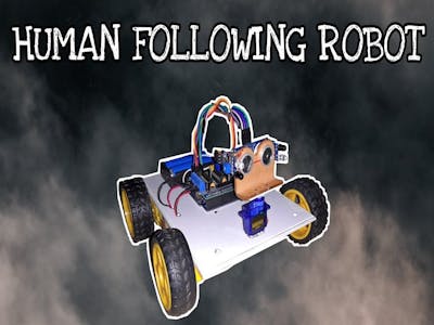 Human Following Robot Using Arduino Uno