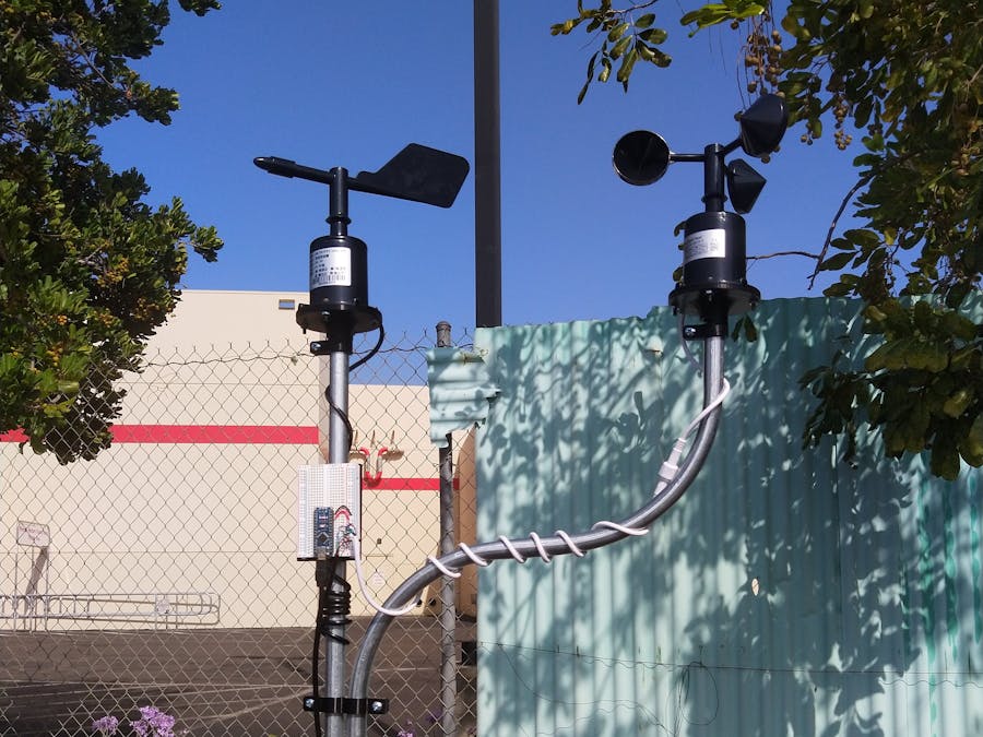 EMT Conduit-Mounted Wind Sensors with Arduino