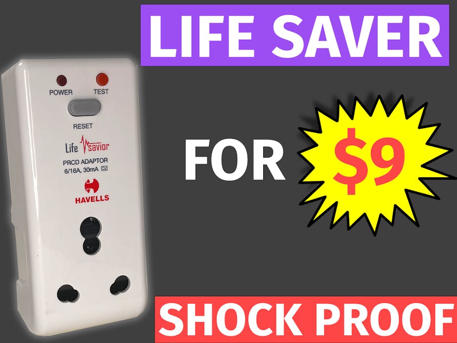 RCCB & PRCD Tutorial | Working and testing of Shockproofing