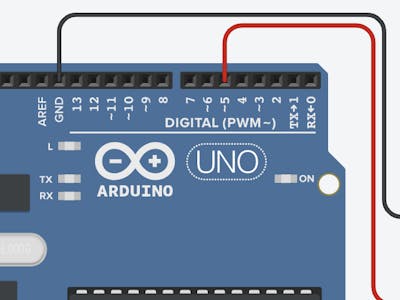 Potentiometer controlled LED brightness