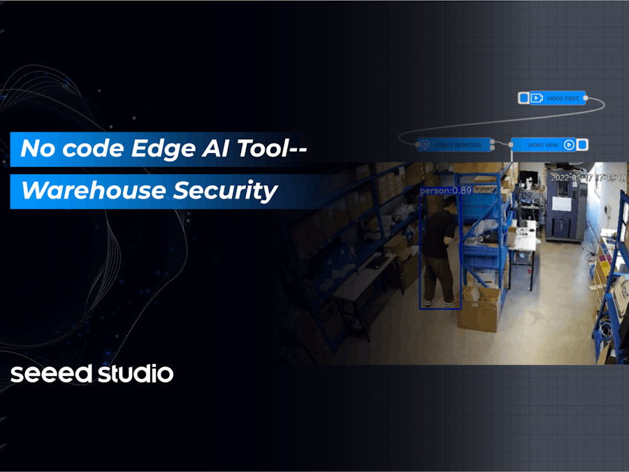 No code Edge AI Tool Application: Warehouse Security Demo