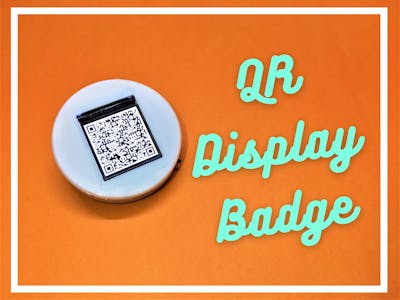 QR Display Badge