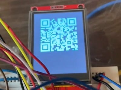 QRCode on ILI9341 TFT Touch Display