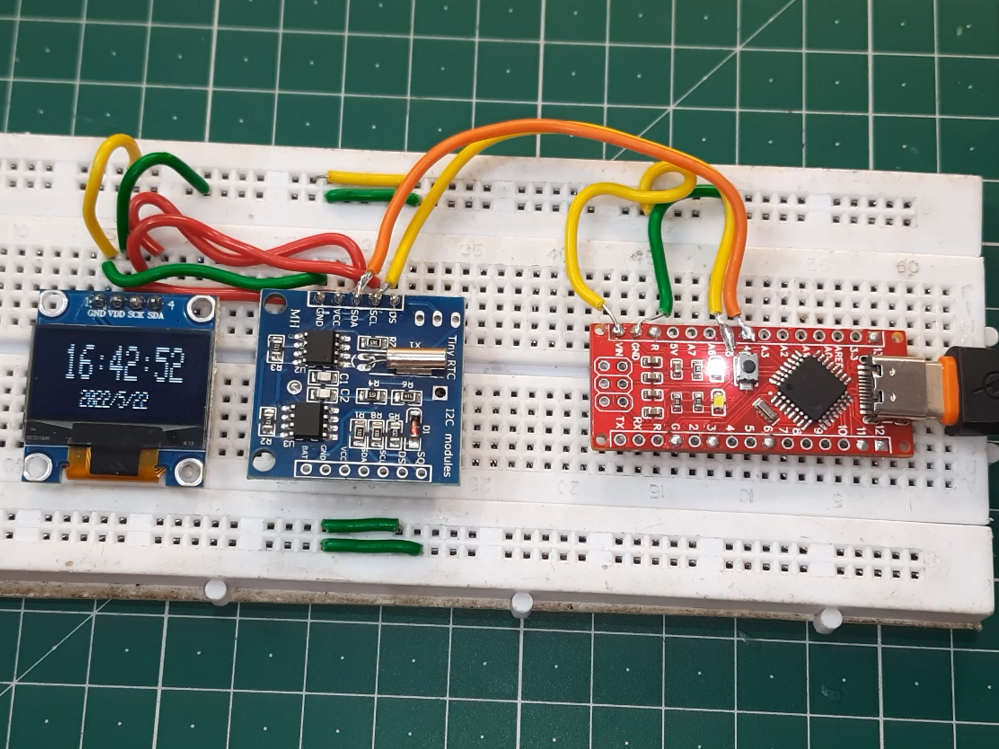 RTC Based Clock Using Arduino And OLED - Arduino Project Hub