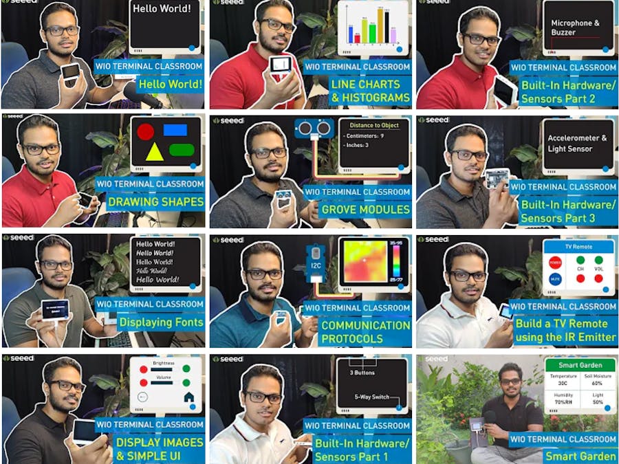 Wio Terminal Classroom: Video Tutorials to Get Started