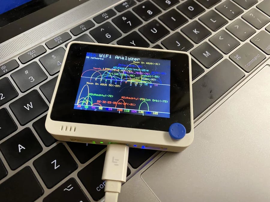 Dual Band WiFi Analyzer on Wio Terminal