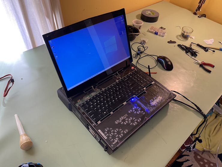 Janktop Iv Is A Diy Laptop With Desktop Components - Hackster.Io