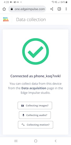 Connected to mobile