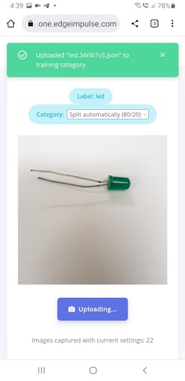 Data acquisition - LED