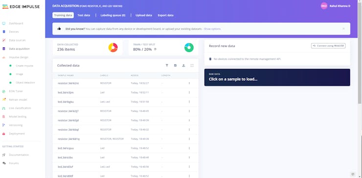 80% 20% train/test data