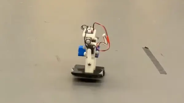 Tiny Robot Gets Passive Dynamic Gait - Hackster.io