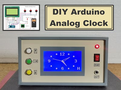 DIY Arduino Analog Clock